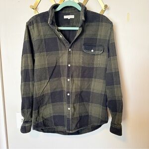 Far Afield Larry Check button down flannel.